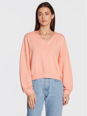 United Colors Of Benetton Mikina 30RAD400K Oranžová Relaxed Fit