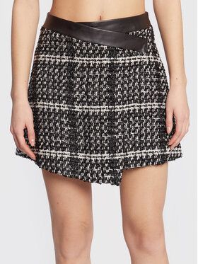 Sisley Mini sukňa 4SYLL000R Čierna Regular Fit