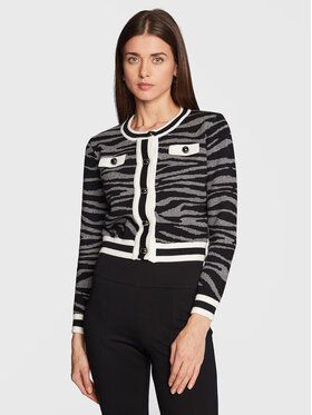 Fracomina Kardigán FS22WT8008K499F8 Čierna Slim Fit