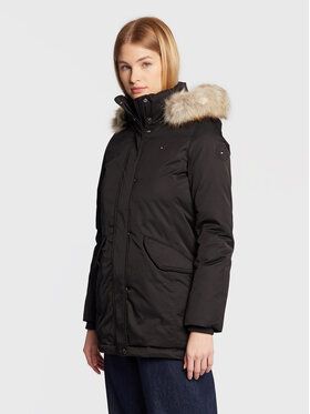 Tommy Hilfiger Zimné bundy Sorona WW0WW37491 Čierna Regular Fit