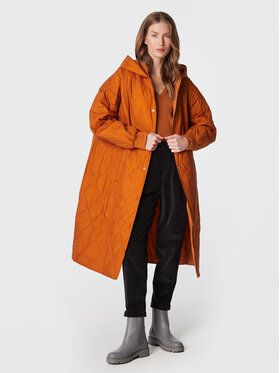 United Colors Of Benetton Vatovaná bunda 25WUDN00T Hnedá Oversize