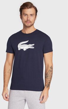 Lacoste Tričko TH2042 Tmavomodrá Regular Fit