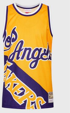 Mitchell & Ness Tank top TMTK4350 Žltá Regular Fit