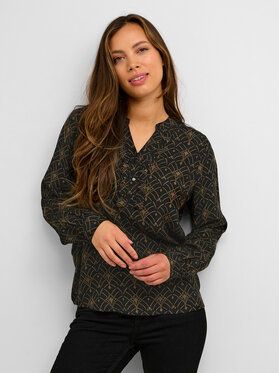 Kaffe Blúzka Mira 10506985 Čierna Regular Fit