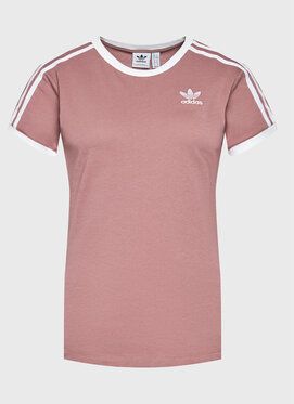 adidas Tričko adicolor 3-Stripes HL6689 Ružová Regular Fit