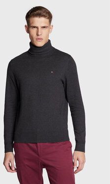 Tommy Hilfiger Rolák Pima MW0MW28048 Sivá Regular Fit