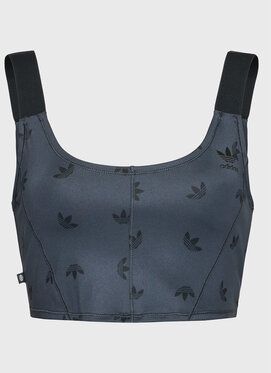 adidas Top Allover Print Corset HL9159 Sivá Slim Fit