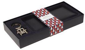 Tommy Hilfiger Darčekový set Iconic Tommy Gp Wallet Keyfob I AW0AW14004 Tmavomodrá