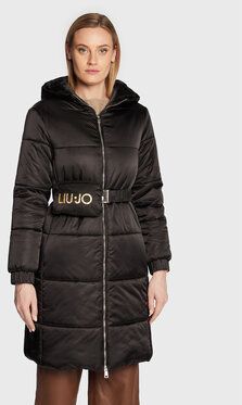 Liu Jo Vatovaná bunda WF2093 T3176 Čierna Regular Fit