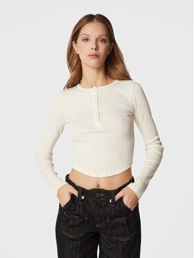 BDG Urban Outfitters Blúzka 75260075 Écru Regular Fit