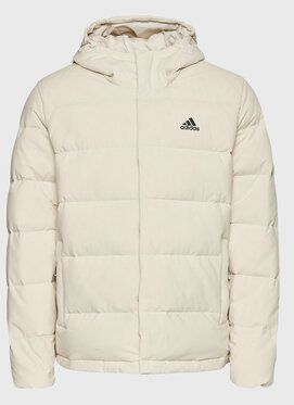 adidas Vatovaná bunda Helionic HG4886 Écru Regular Fit