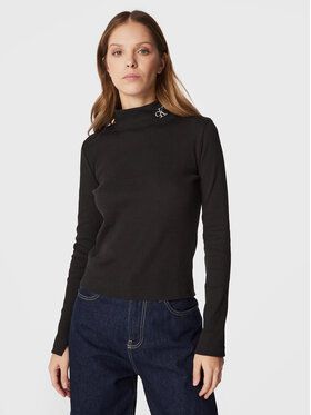 Calvin Klein Jeans Rolák J20J219892 Čierna Slim Fit