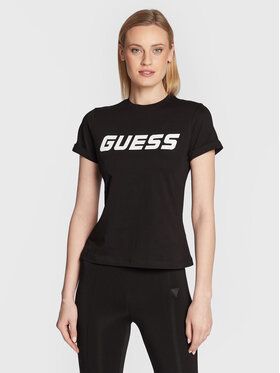 Guess Tričko V3RI02 I3Z14 Čierna Regular Fit
