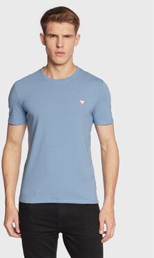 Guess Tričko Core M2YI24 J1311 Modrá Super Slim Fit