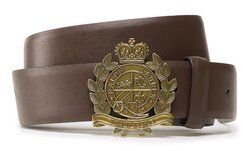 Lauren Ralph Lauren Dámsky opasok Crest Belt 412883719001 Hnedá