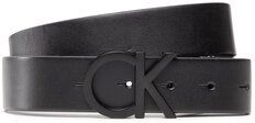 Calvin Klein Pánsky opasok Ck Adj Buckle Belt Black K50K508114 Čierna