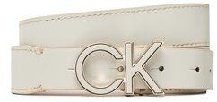 Calvin Klein Dámsky opasok Re-Lock Saff Ck 3cm Belt K60K609980 Béžová