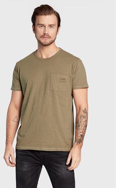 Guess Tričko M3RI30 KBL31 Zelená Regular Fit