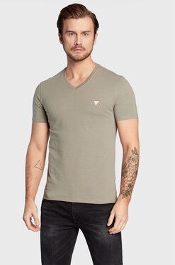 Guess Tričko M2YI32 J1311 Zelená Slim Fit