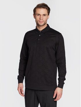 KARL LAGERFELD Polokošeľa 745012 524215 Čierna Regular Fit