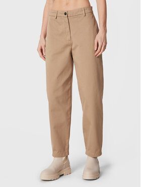 Tommy Hilfiger Chino nohavice Balloon WW0WW37087 Béžová Relaxed Fit