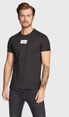 Calvin Klein Jeans Tričko J30J322510 Čierna Slim Fit