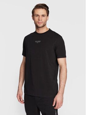 KARL LAGERFELD Tričko 755052 524221 Čierna Regular Fit