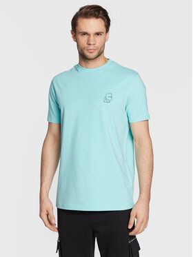 KARL LAGERFELD Tričko 755024 524221 Zelená Regular Fit