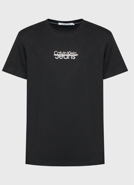 Calvin Klein Jeans Tričko J30J322504 Čierna Regular Fit