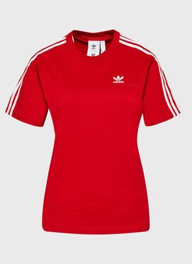 adidas Tričko THEBE MAGUGU HK5209 Červená Regular Fit