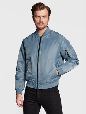 Calvin Klein Bundy bomber Lightweight Hero K10K109907 Modrá Relaxed Fit