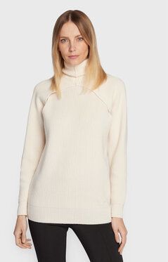 Calvin Klein Rolák K20K205092 Écru Relaxed Fit