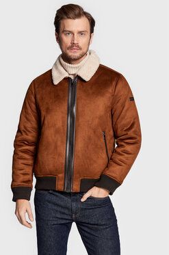 DKNY Prechodná bunda DX9MS846 Hnedá Regular Fit