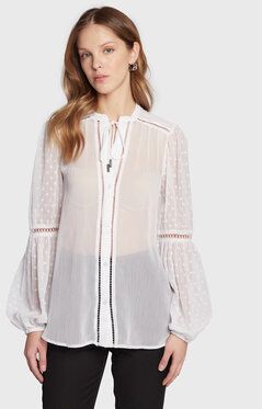 Guess Blúzka Josette W3RH56 WDW52 Biela Regular Fit