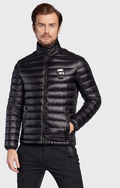 KARL LAGERFELD Vatovaná bunda Blouson 505022 500590 Čierna Regular Fit
