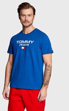 Tommy Jeans Tričko Entry DM0DM15682 Modrá Regular Fit
