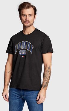 Tommy Jeans Tričko Entry DM0DM15675 Čierna Regular Fit