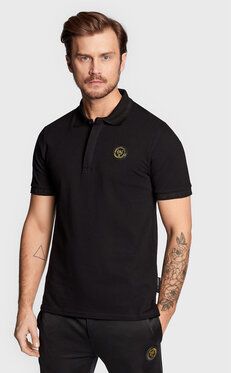 Plein Sport Polokošeľa Statement FABC MTK5755 PTE003N Čierna Slim Fit