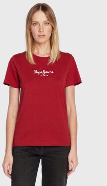 Pepe Jeans Tričko Camila PL505292 Červená Regular Fit