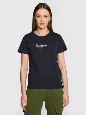 Pepe Jeans Tričko Camila PL505292 Tmavomodrá Regular Fit