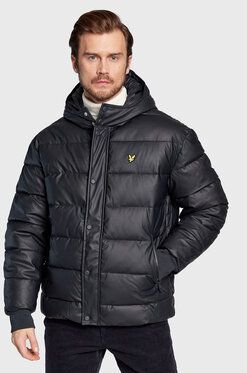 Lyle & Scott Vatovaná bunda Rubberised JK1707V Tmavomodrá Regular Fit