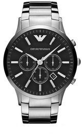 Emporio Armani Hodinky AR2460 Strieborná