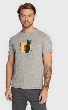 United Colors Of Benetton Tričko 3F93U103T Sivá Regular Fit