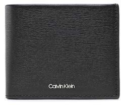 Calvin Klein Veľká pánska peňaženka Ck Median Bifold 5Cc W/Coin K50K509989 Čierna