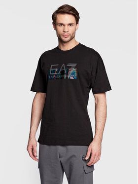 EA7 Emporio Armani Tričko 6LPT28 PJ3BZ 1200 Čierna Regular Fit