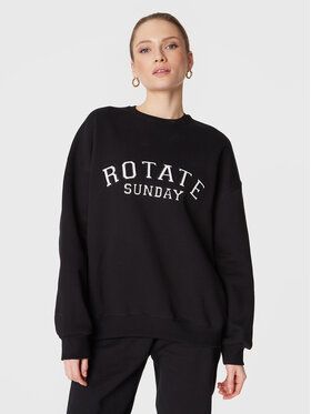 ROTATE Mikina Iris Crewneck RT2032 Čierna Oversize