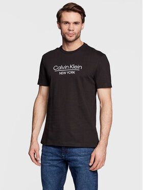 Calvin Klein Tričko New York Logo K10K110793 Čierna Regular Fit