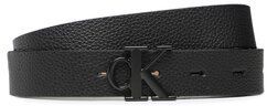 Calvin Klein Jeans Dámsky opasok Mono Hardware Leather Belt 2.5mm K60K610365 Čierna