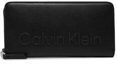 Calvin Klein Veľká dámska peňaženka Ck Set Za Wallet Lg K60K610263 Čierna