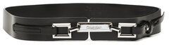 Calvin Klein Dámsky opasok Archival Chain High Waist Belt K60K610213 Čierna